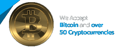 We accept Bitcoin