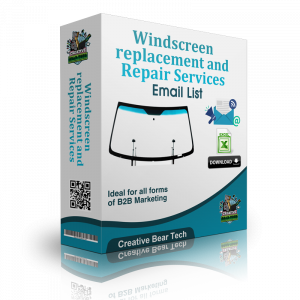 Windscreen replacement and Repair Services B2B Database with Emails
