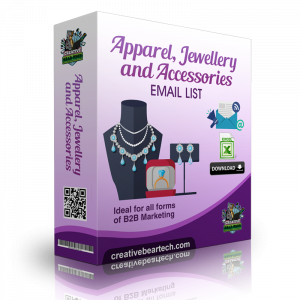 Apparel, Jewellery and Accessories Industry B2B Email Marketing List