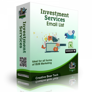 Investment Services B2B Email Marketing List