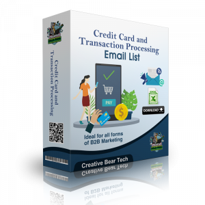 Credit Cards and Payment Processing Companies Email List