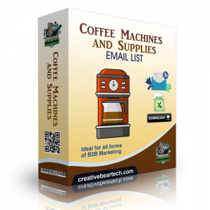 Coffee Machines and Supplies Email List B2B Data