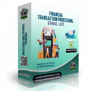 Financial Transaction Processing Mailing List B2B Sales Leads