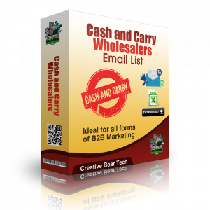 Cash and Carry Wholesalers Mailing List and B2B Database with Emails