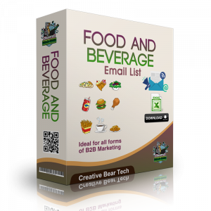 Food and Beverage Email List and B2B Sales Leads