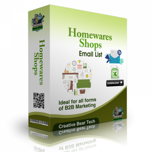 Homewares Shops Email List and Business Marketing Data