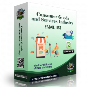 Consumer Goods and Services Industry Email List and B2B Marketing Data