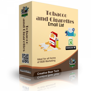 Tobacco and Cigarettes Email List and B2B Marketing Data