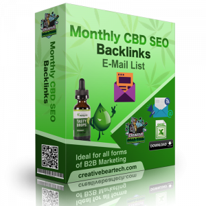 Monthly CBD SEO Backlinks, CBD Advertising and CBD Digital Marketing Package