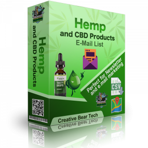 Hemp and CBD Products Email List and Business Marketing Data