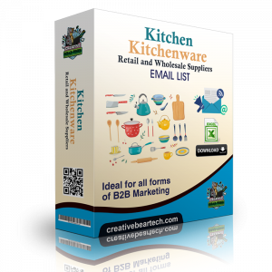 Kitchen and Kitchenware Retail and Wholesale Suppliers B2B Email List