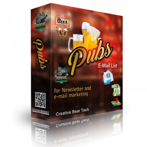 Pubs Email List - B2B Database with a List of Pubs and Email Addresses