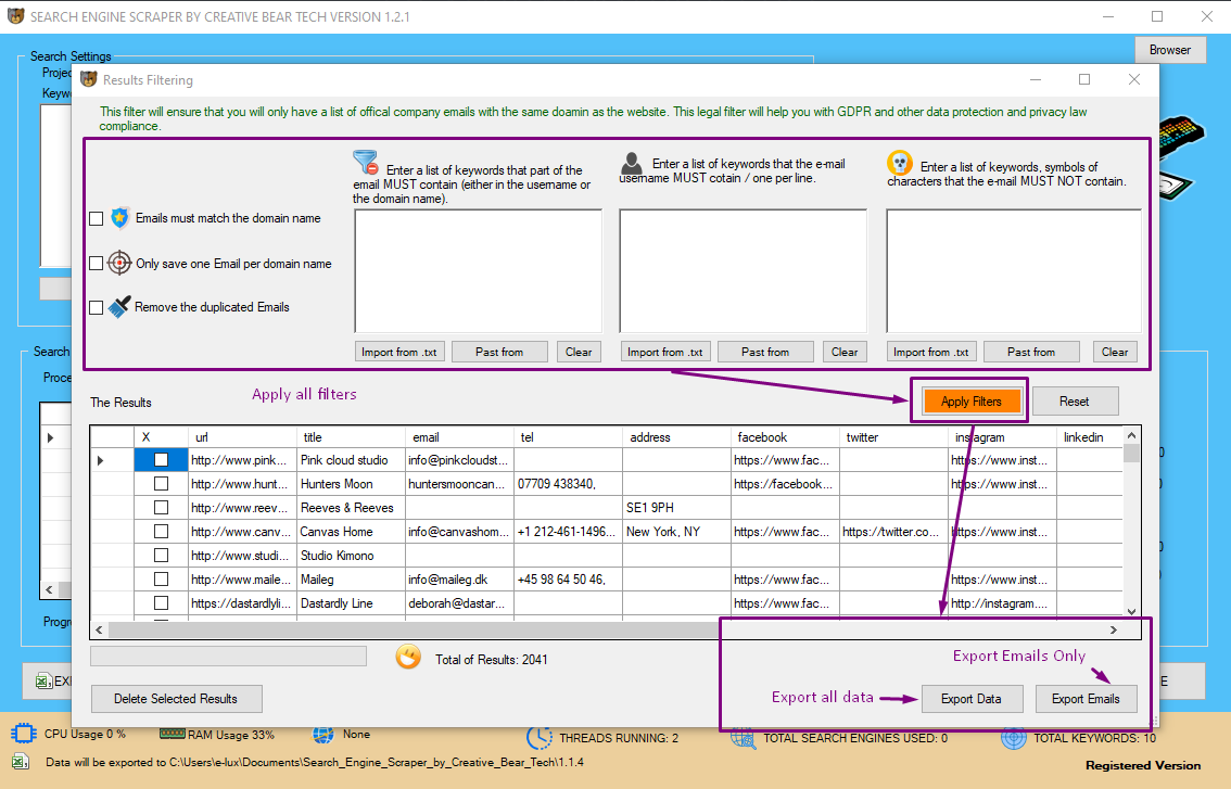 How to Scrape Data from a Website with Website Scraper and E-Mail Extractor