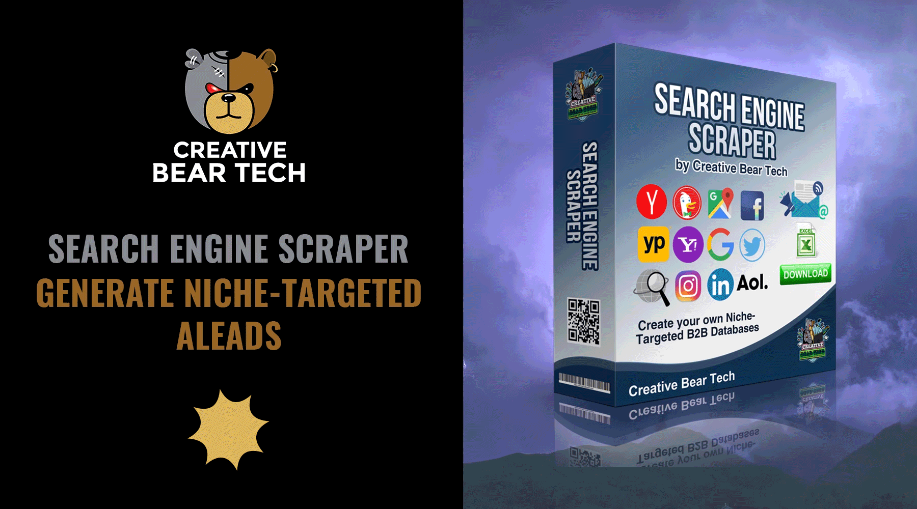 Yandex Search Engine Scraper and Email Extractor by Creative Bear Tech
